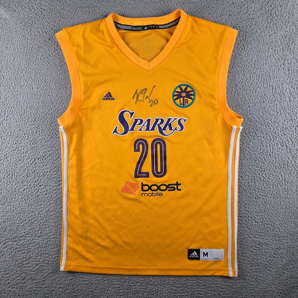 KRISTI TOLIVER Los Angeles Sparks Jersey Medium Yellow WNBA